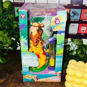 Disney Winnie The Pooh Tigger Y2K Vintage 90s Deadstock Toothbrush Set